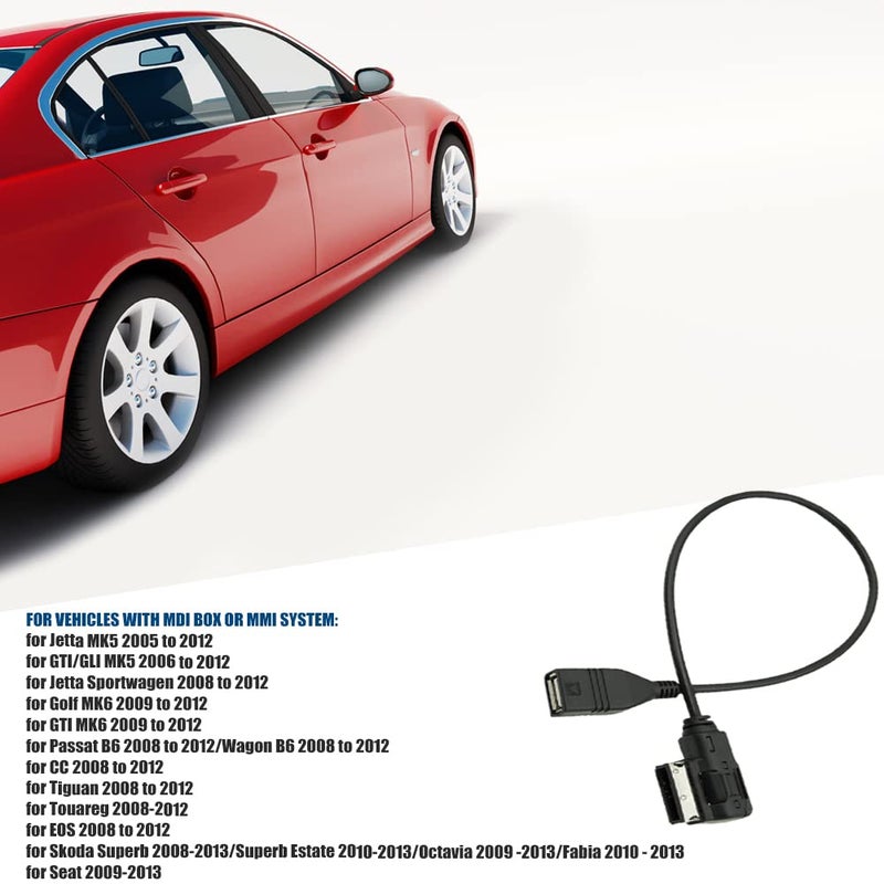 Fydun USB Adapter, USB Music Interface AMI MMI AUX MP3 Cable Adapter for S4 S5 S6 4F0051510G - Image 3